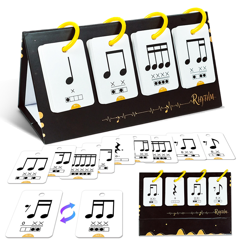 Blank Sheet Music Notebook - 【Y】72PCS Music Enlightenment Learning Cards Note