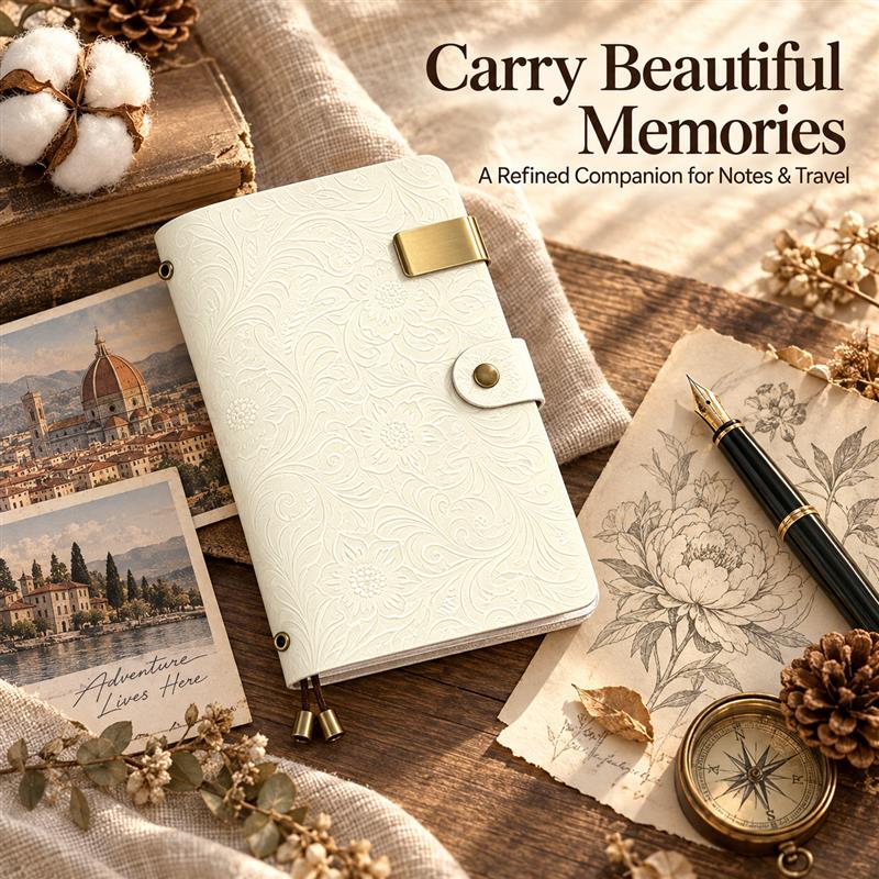 Top Grain Leather A6 Printed T - đánh giá và giá Vintage Leather Journal Notebook
