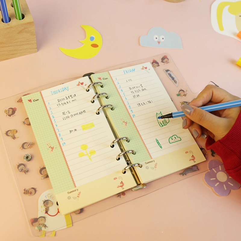 2026Colored A5 A6 Loose Leaf N - đánh giá và giá A5 Spiral Dotted Grid Notebook
