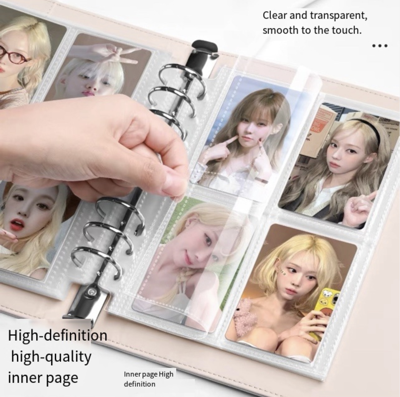Light luxury Platinum A5 Binde - đánh giá và giá Kpop Photo Card Binder 3 Inch