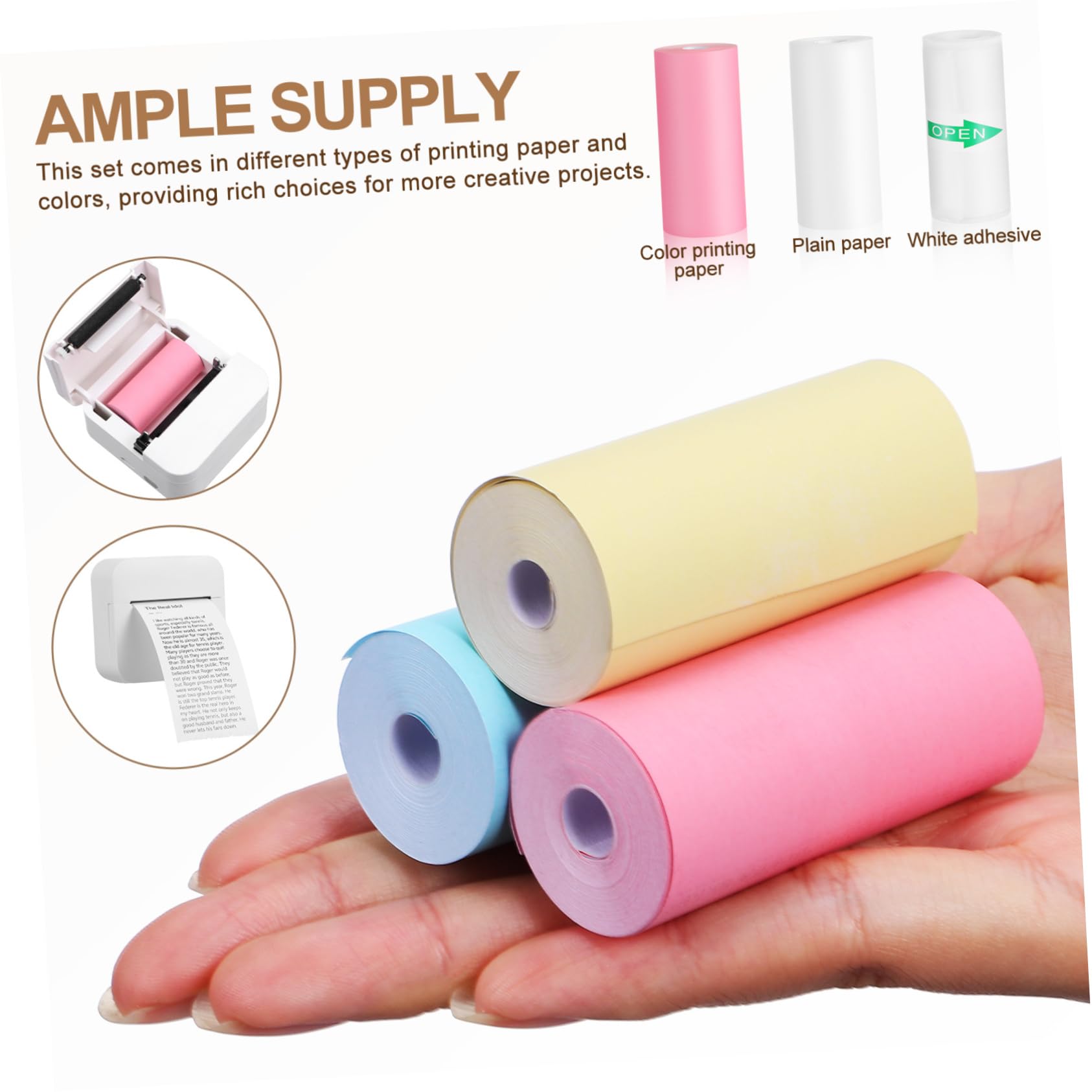 Mini Thermal Printer Paper 13  - đánh giá và giá Mini Pocket Thermal Printer Paper Roll