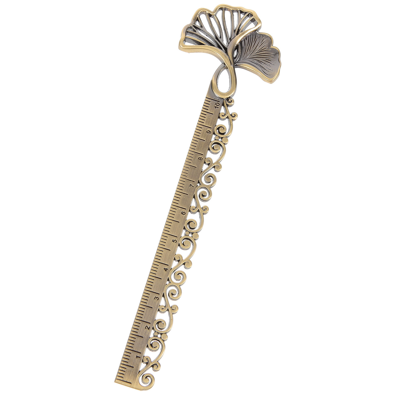 Metal Hollow Ginkgo Bookmark R - đánh giá và giá Stationery Books