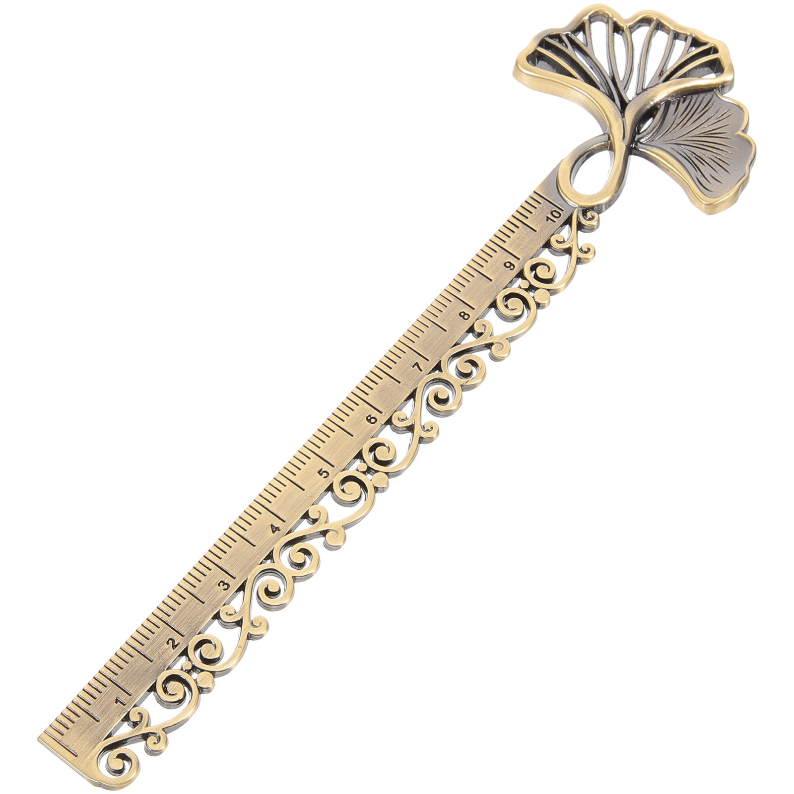 Metal Hollow Ginkgo Bookmark R - đánh giá và giá Stationery Books