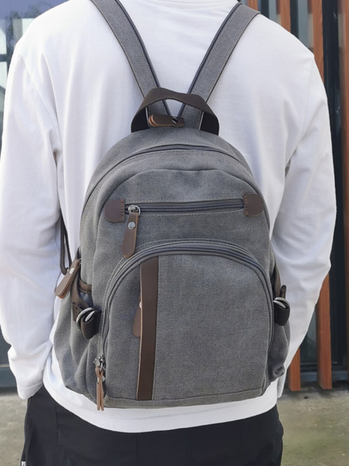 Small Canvas Backpack Leisure  - đánh giá và giá Books