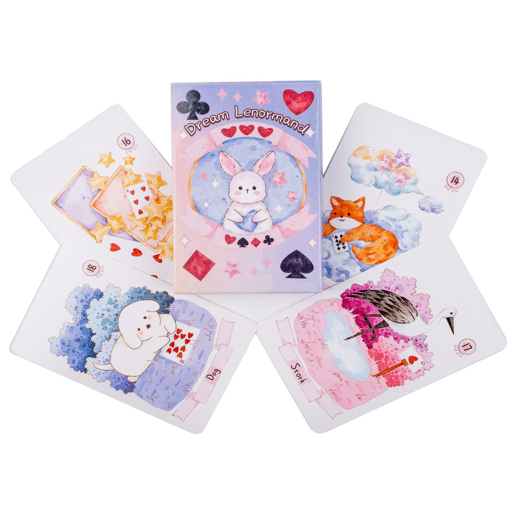 Rana Psychic Dream Lenormand T - đánh giá và giá Tarot Deck With Guidebook