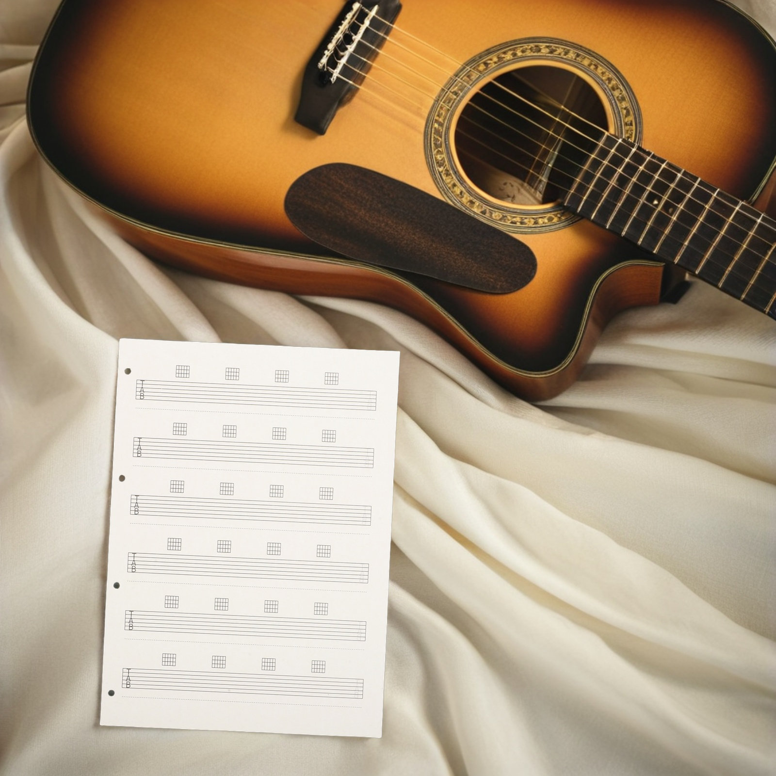 85Pcs Blank Guitar Tab Paper S - đánh giá và giá Blank Sheet Music Notebook