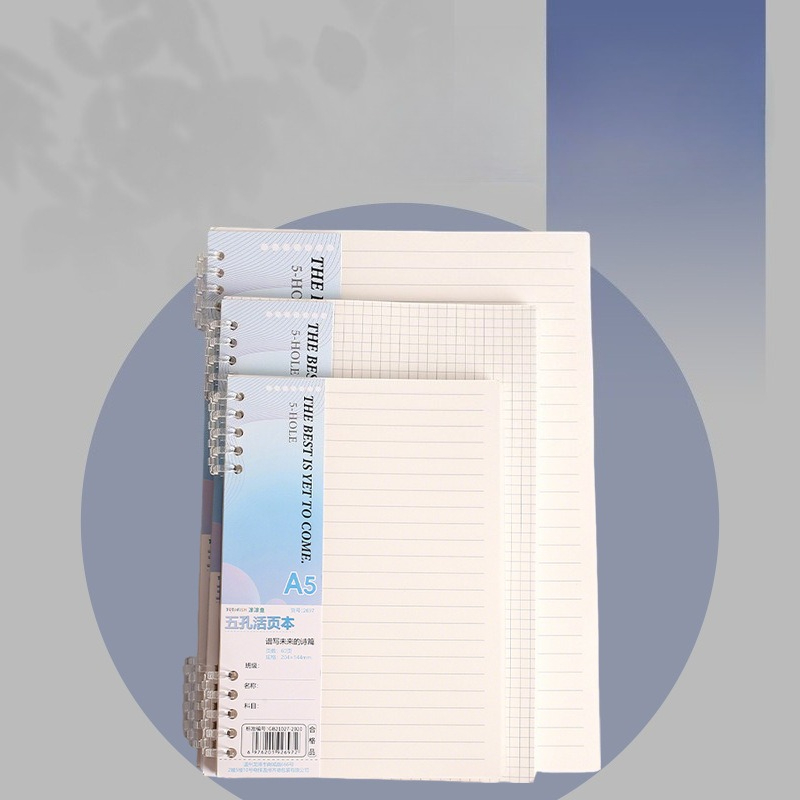 A4 B5 A5 Loose Leaf Notebook R - đánh giá và giá A5 Spiral Dotted Grid Notebook