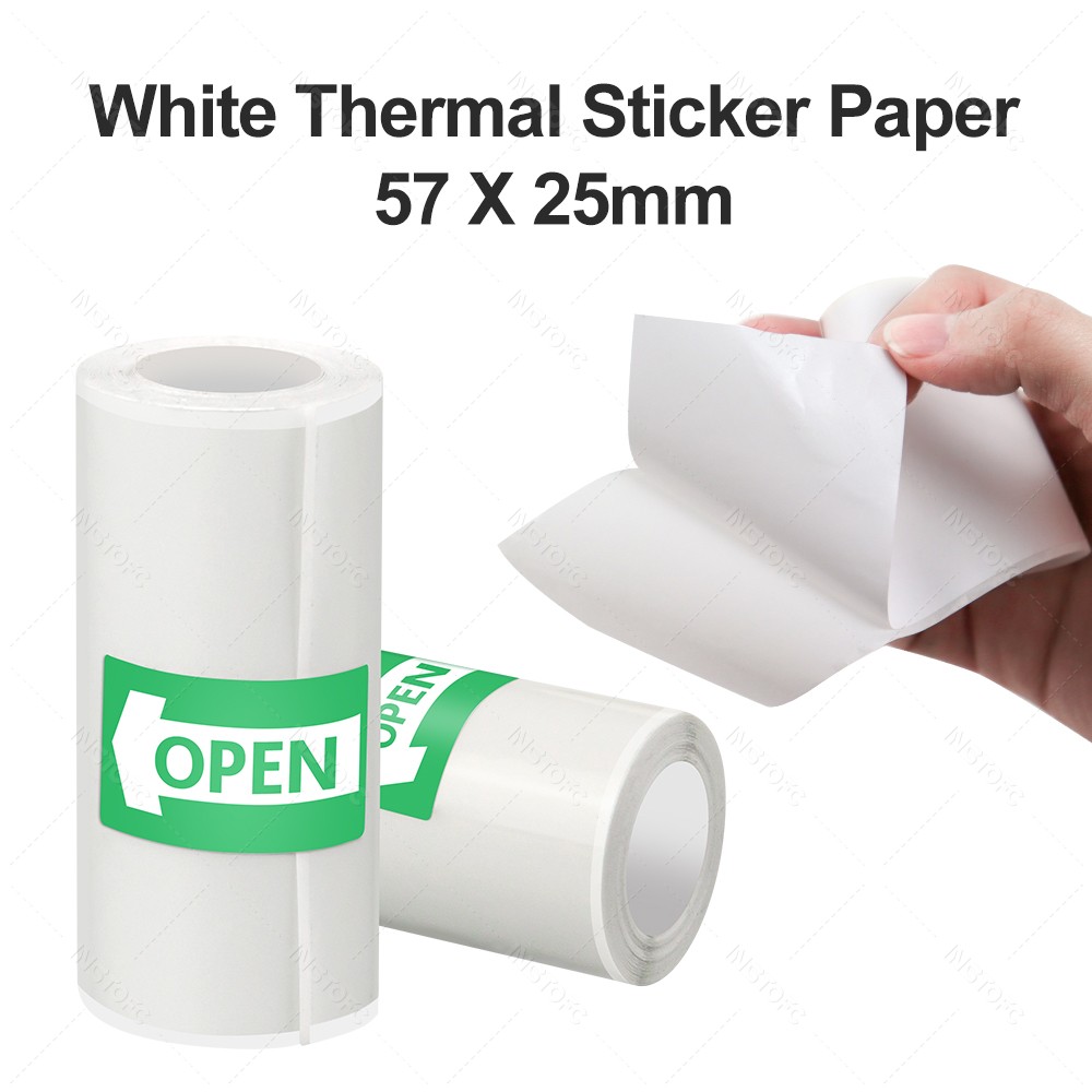 Printable Adhesive Paper 3~15  - đánh giá và giá Mini Pocket Thermal Printer Paper Roll